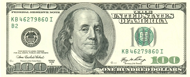 A Hundred Dollar Bill - Százdolláros bankjegy, az amerikai Forex tétje