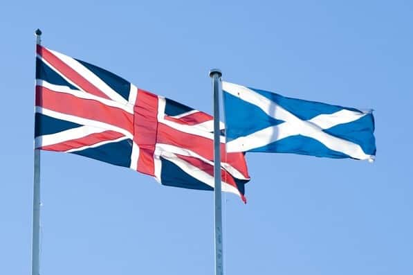 Egyesült Királyság - Nagy-Britannia - Skócia zászló